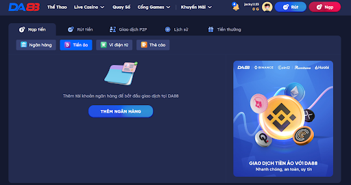 Những tính năng nổi bật của nhà cái DA88